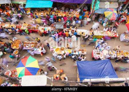 Chawkbazar has age-old tradition of being the capital's most popular iftar bazaar in Bangladesh. Stock Photo