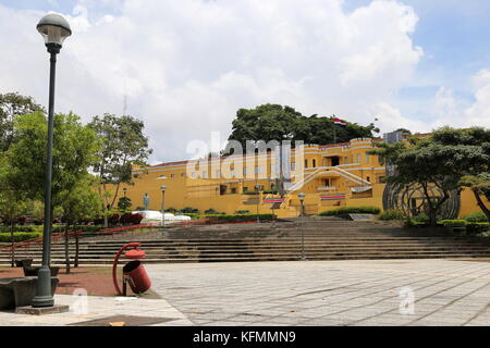 Museo National (National Museum), Plaza de la Democracia, San José, San José province, Central Highlands, Costa Rica, Central America Stock Photo