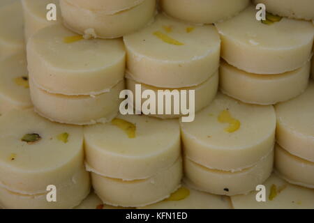 Indian sweets Peda or pedha Stock Photo