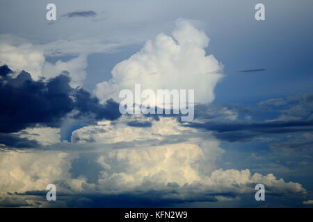 Many small cloud on blue sky Stock Photo