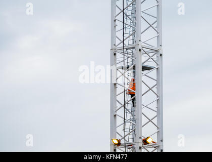 Construction in progress, Birmingham, U.k. Stock Photo