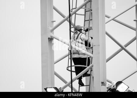 Construction in progress, Birmingham, U.k. Stock Photo