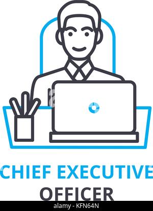 Chief officer concept icon. Leader of ship crew. Seaman with navigation ...