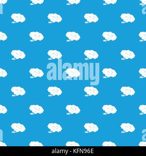 Tear gas pattern seamless blue Stock Vector