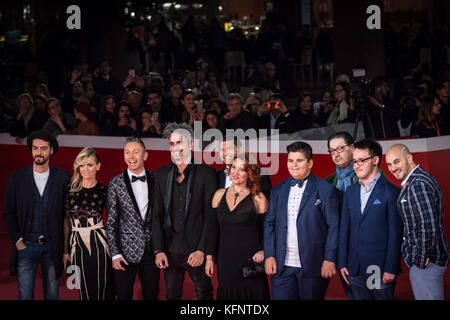 Rome, Italy. 30th Oct, 2017. Justine Mattera, Gianluca Mech and guests walks a red carpet for 'Good Food' during the 12th Rome Film Fest at Auditorium Parco Della Musica on October 30, 2017 in Rome, Italy. Credit: Andrea Ronchini/Pacific Press/Alamy Live News Stock Photo