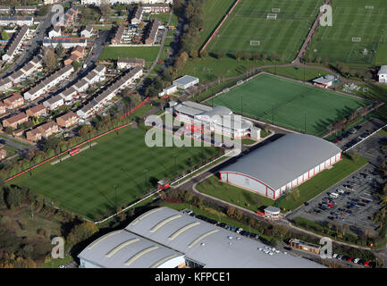 aerial view of Liverpool FC Academy, UK