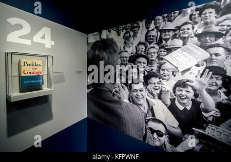 Boston, Massachusetts, USA. 31st Oct, 2017. Dedicated and opened in October of 1979, the John F. Kennedy Presidential Library and Museum honors the legacy of the 35th President of the United States. Credit: Brian Cahn/ZUMA Wire/Alamy Live News