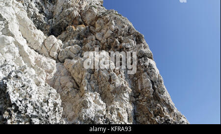 amazing blue cave in bisevo croatia Stock Photo