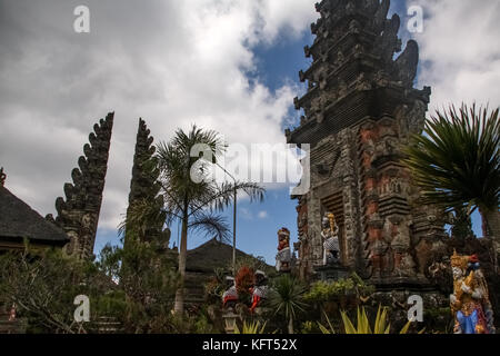 Indonesian temple - Pura Ulun Danu Batur - Bali - Indonesia Stock Photo