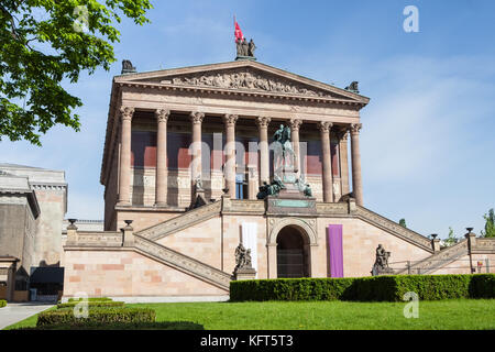 Photos of Old National gallery. Berlin, Germany Stock Photo