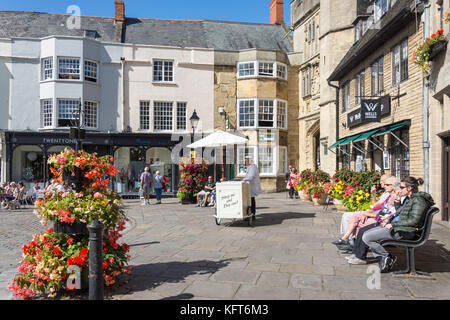 Market Place, Wells, Somerset, England, United Kingdom Stock Photo