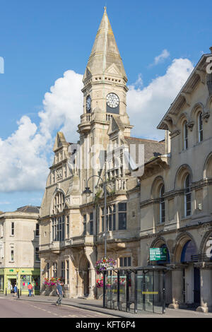 Trowbridge Town Hall, Market Street, Trowbridge, Wiltshire, England, United Kingdom Stock Photo