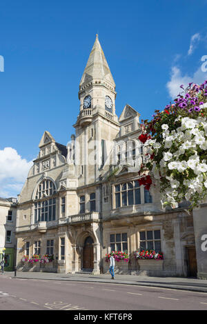 Trowbridge Town Hall, Market Street, Trowbridge, Wiltshire, England, United Kingdom Stock Photo