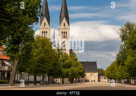 Kirchtürme Halberstadt Dom Stock Photo