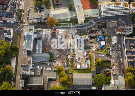 Construction site of the new city archive Cologne, collapse of the Cologne city archives, Waidmarkt, light rail construction, Cologne, Rhineland, Nort Stock Photo