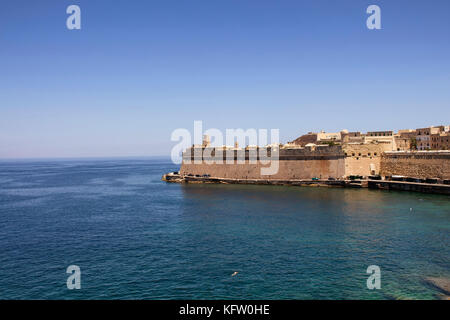 View of Fort St Elmo in Valletta / Malta. Stock Photo