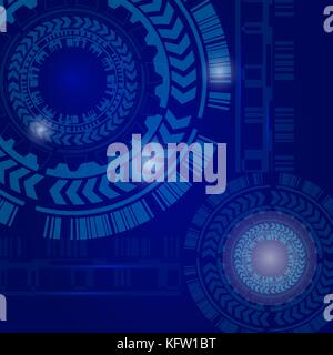Technology Background high computer technology Stock Vector