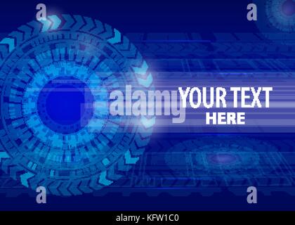 Technology Background high computer technology Stock Vector
