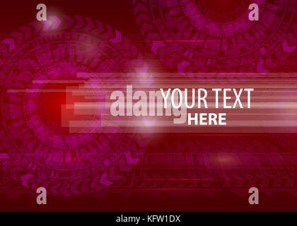 Technology Background high computer technology Stock Vector