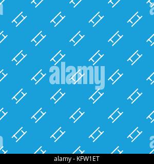 Tonfa pattern seamless blue Stock Vector