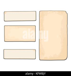 Old paper grunge backgrounds. Vector illustration image Stock Vector