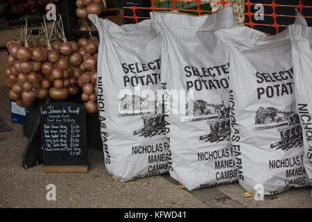 The Gog Magog Hills farm shop, family-owned farm shop, deli, café and award-winning butchery in Cambridge, England, UK Stock Photo