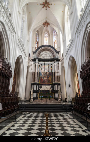 Church of Our Lady of the Assumption. Religious stained-glass window ...