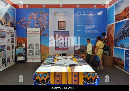 The Africa Plaza at the World Expo 2017 Future Energy Astana in the capital of Kazakhstan Stock Photo