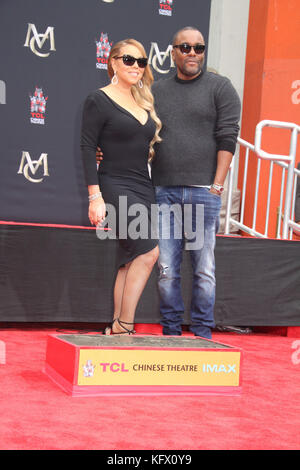 Mariah Carey, Lee Daniels 11/01/2017 Mariah Carey Hand and Footprint