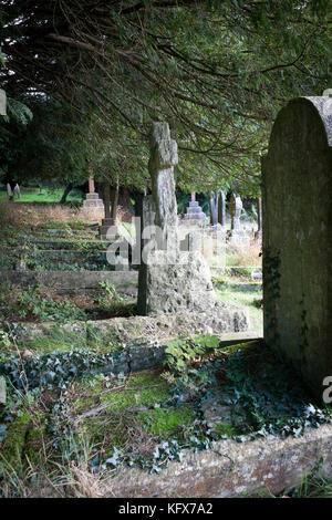 Amberley Church in Gloucestershire Stock Photo