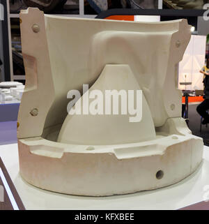 white mould for ceramic slip casting production process ; toilet bowl ...