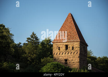 One of the Maulbronn Monastery towers. Stock Photo