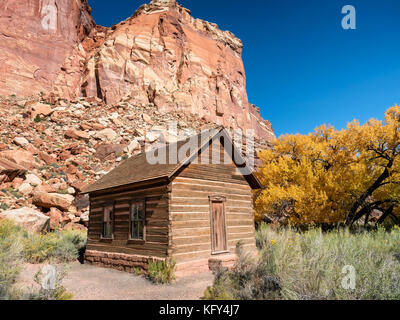 Historic Fruita School Capitol Reef National Park Southern Utah USA ...