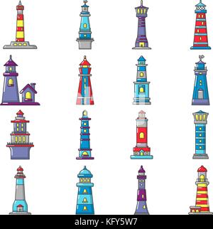 Lighthouse cartoon isolated Stock Vector Image & Art - Alamy