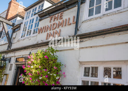 The Windmill Inn in Stratford upon Avon,England,UK Stock Photo