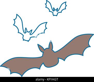 vampires black flying icon vector illustration design Stock Vector ...