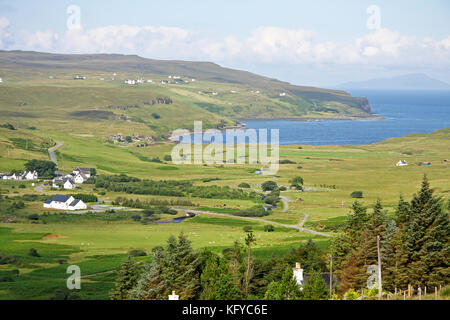 Coastal landscape in Isle of Skye, Scotland. UK. Stock Photo
