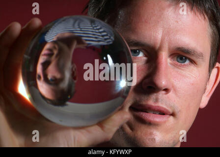 Luke Jerram, art glass designer and maker Stock Photo