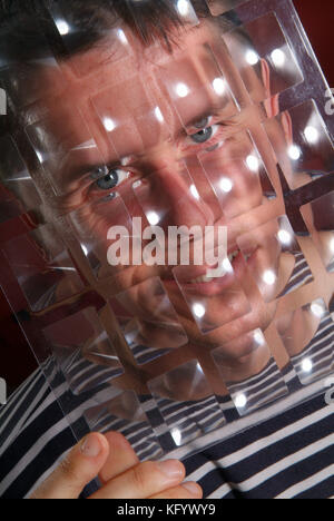 Luke Jerram, art glass designer and maker Stock Photo