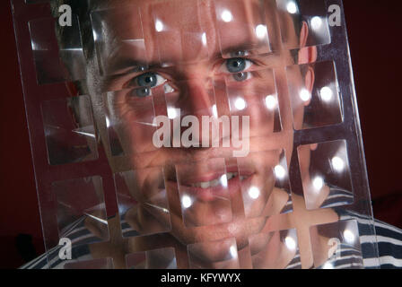 Luke Jerram, art glass designer and maker Stock Photo