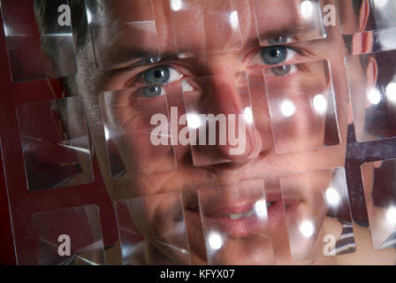 Luke Jerram, art glass designer and maker Stock Photo