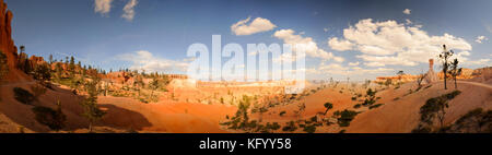 Hoodoos in the Immensity of Bryce Canyon Stock Photo