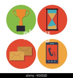Social network icons Stock Vector