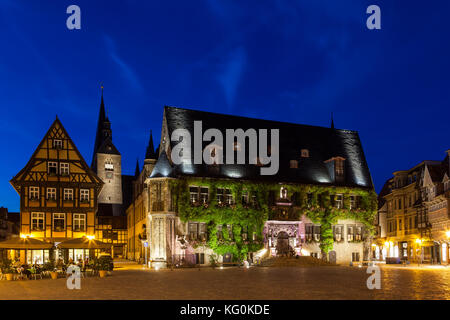 Weltkulturerbe Quedlinburg Harz Stock Photo