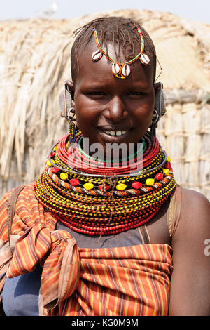 El Molo Tribe Woman, Turkana Lake, Kenya Stock Photo - Alamy