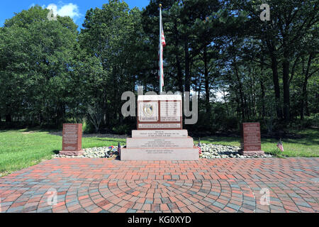 Pearl Harbor monument Calverton National Cemetery Long Island New York Stock Photo