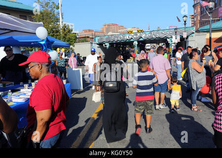 Street festival Yonkers New York Stock Photo