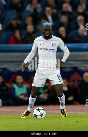 Rome, Italy. 31st Oct, 2017. Tiemoue Bakayoko (Chelsea) Football/Soccer : UEFA Champions League Group C match between AS Roma 3-0 Chelsea at Stadio Olimpico in Rome, Italy . Credit: Maurizio Borsari/AFLO/Alamy Live News Stock Photo