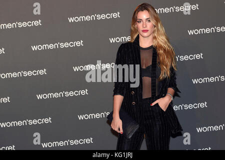 Actress Alejandra Onieva during the photocall the Fashion Show Women'Secret Night in Madrid on Thursday 02 November 2017. Credit: Gtres Información más Comuniación on line, S.L./Alamy Live News Stock Photo