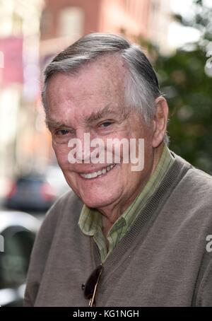 New York, NY, USA. 2nd Nov, 2017. Peter Marshall, seen at AOL BUILD to promote his new film WAIT FOR YOUR LAUGH out and about for Celebrity Candids - THU, New York, NY November 2, 2017. Credit: Derek Storm/Everett Collection/Alamy Live News